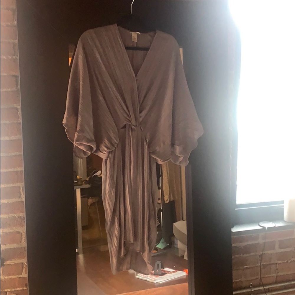 Wrap over dress.